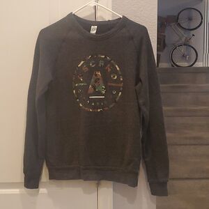 Cannabis Sweatshirt Womens S 